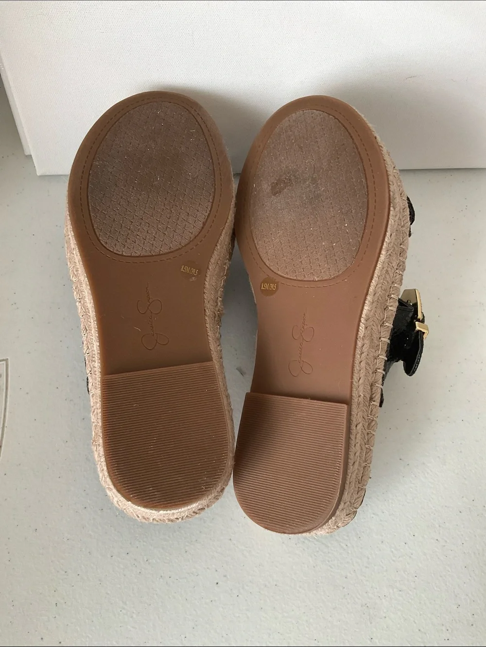 Jessica Simpson Chandria Metallic Silver Snakeskin Buckle Slide Sandals (NWOT)
